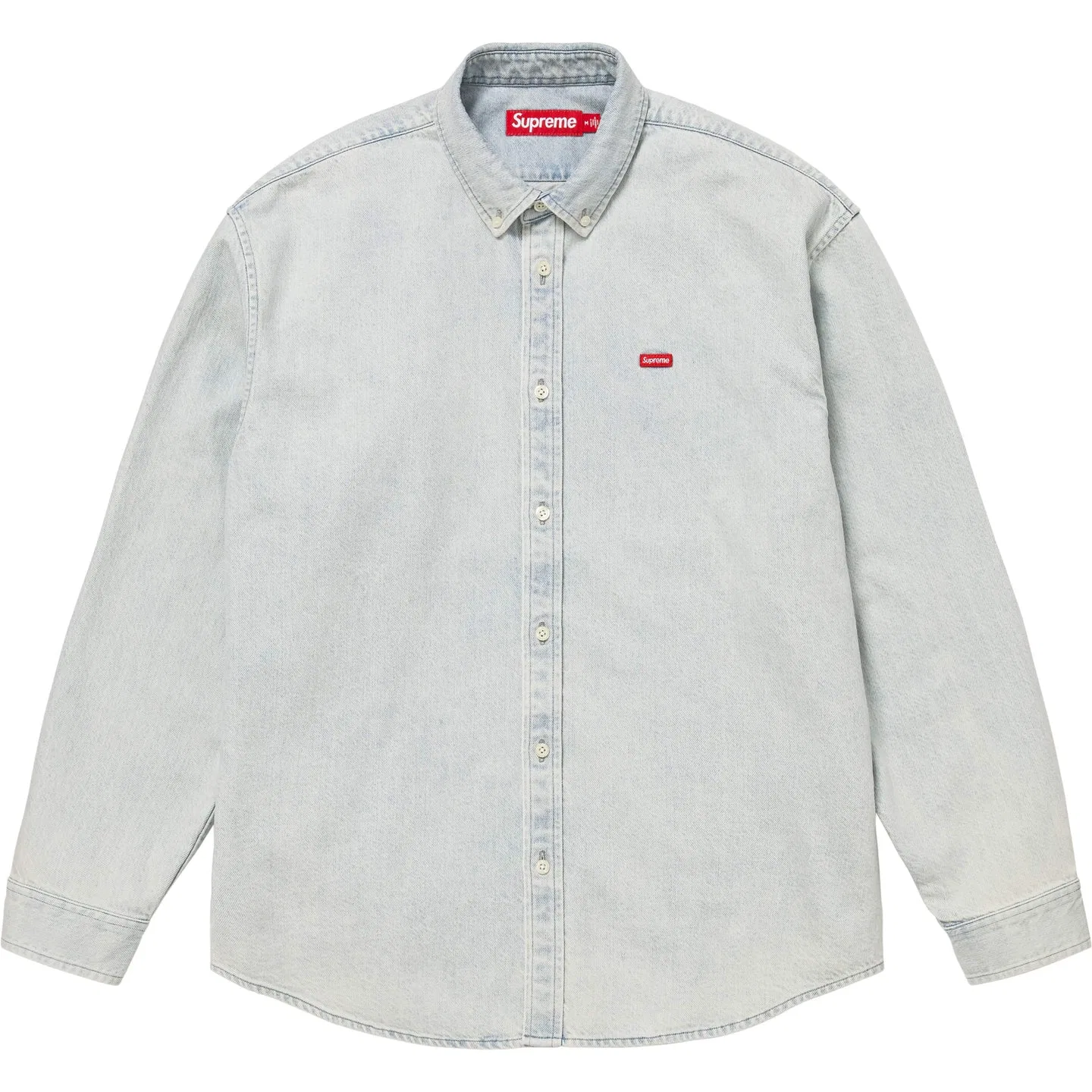 Детская рубашка с отложным воротником Supreme, Vintage Blue — фото 4