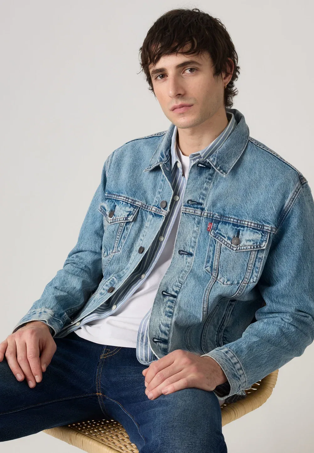 Джинсовая куртка дальнобойщика Levi'S, Far East — фото 4