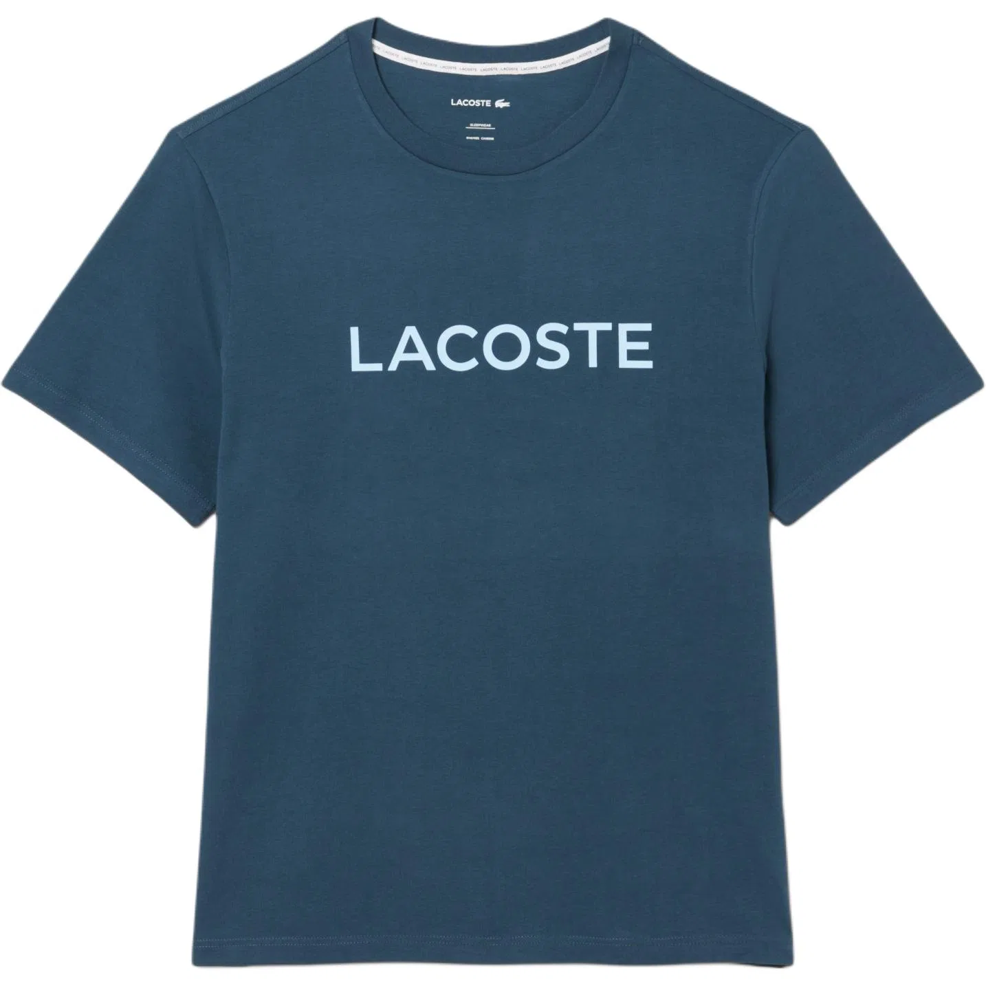 Мужская футболка с круглым вырезом LACOSTE, HGI Gray Blue Print