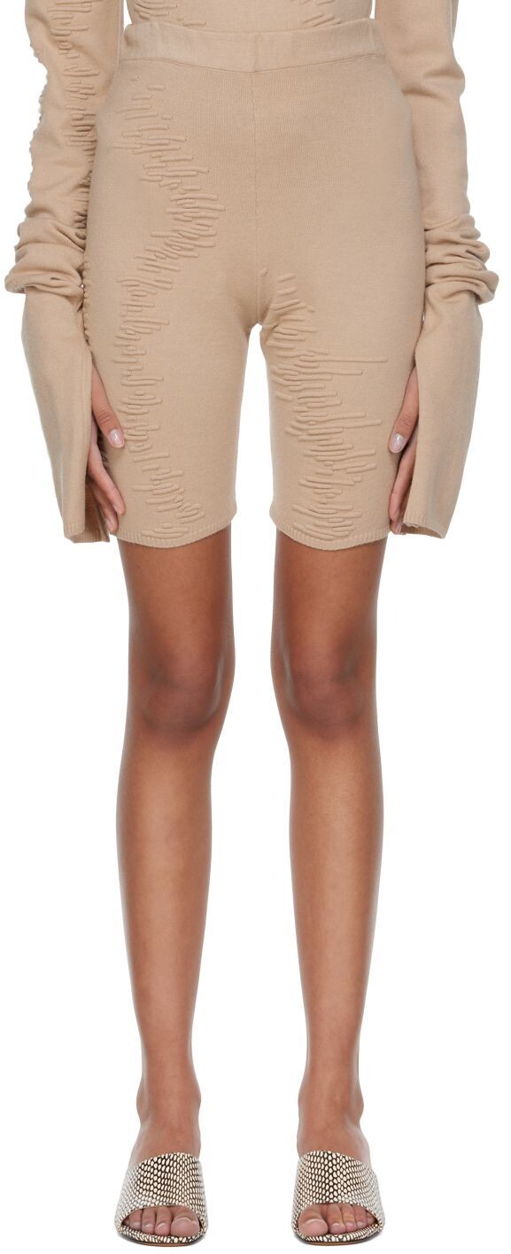 

Шорты SSENSE Exclusive Beige KBN Knitwear Edition SELASI