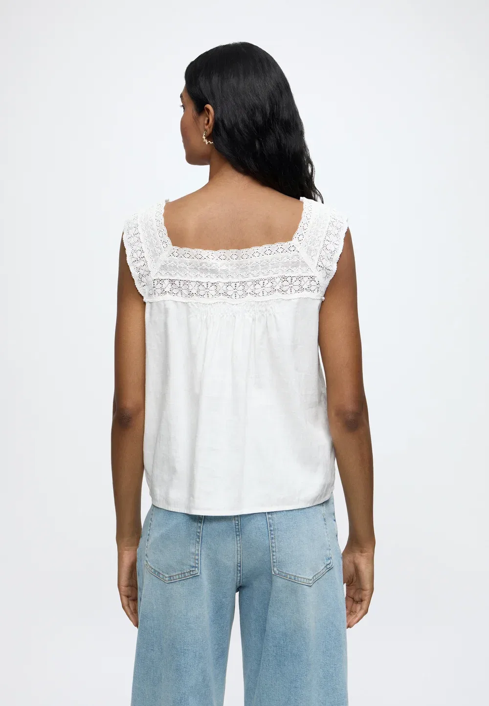Вязание крючком sqnk - верх Gap, New Off White — фото 3