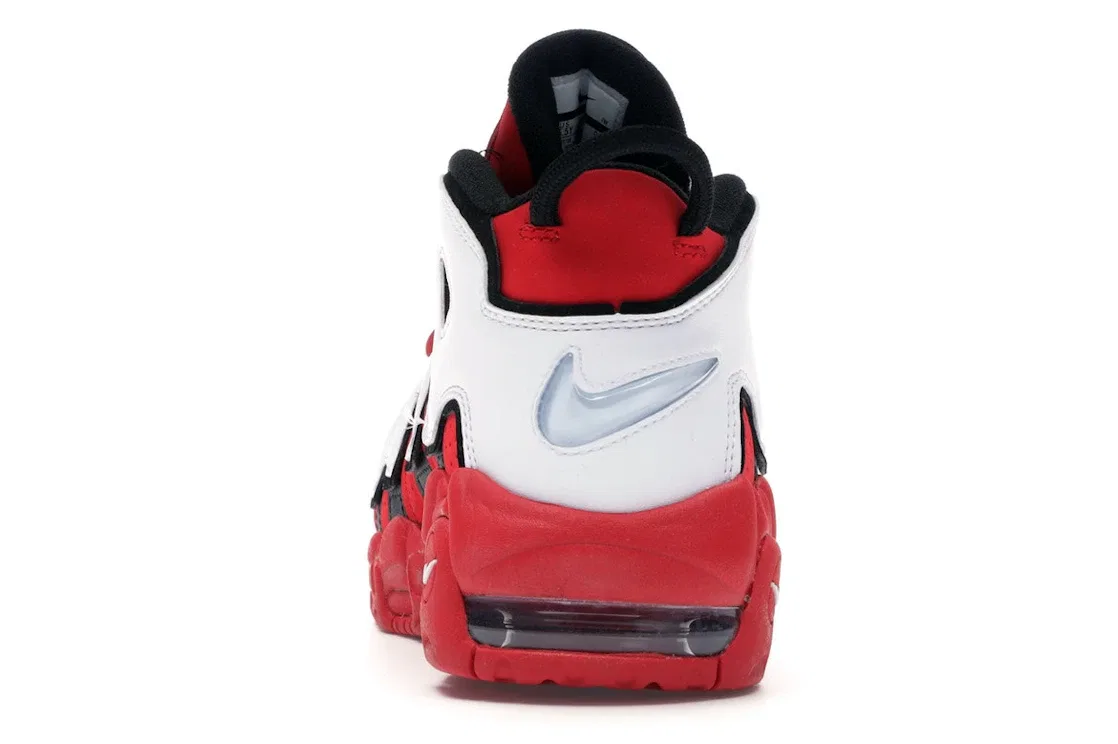 Детские кроссовки с массивным дизайном Nike Air More Uptempo Nike, University Red/Black-Summit White-White — фото 4