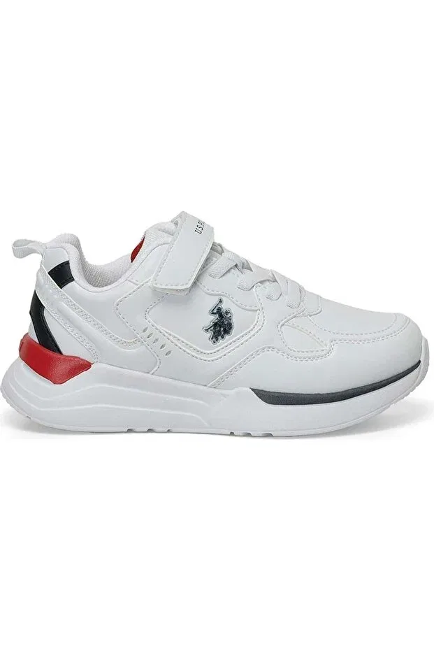 Детские кроссовки для девочек с ортопедической стелькой U.S. Polo Assn., White