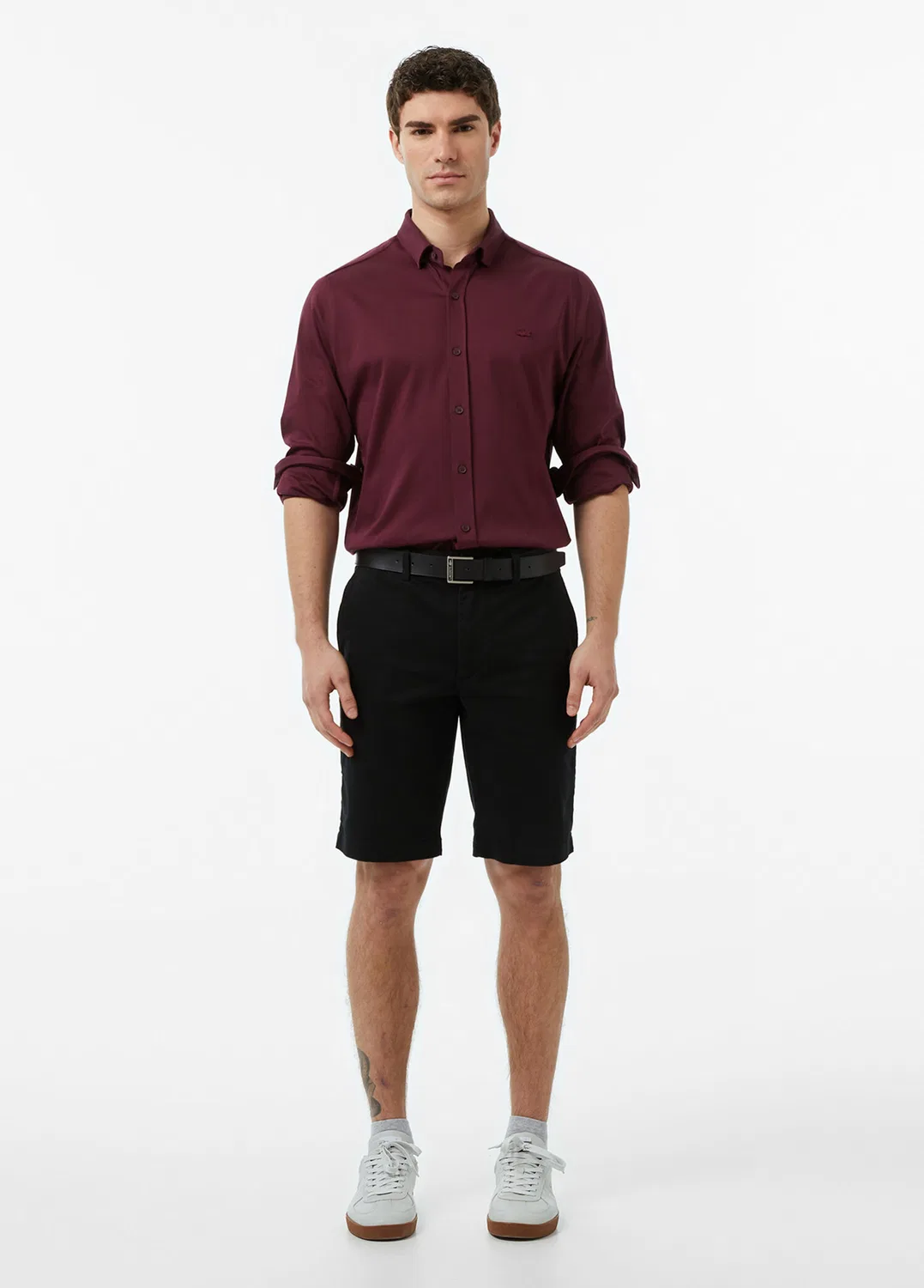 Бермуды Slim Fit Lacoste, black — фото 2