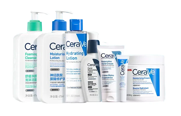 Набор средств для ухода за кожей CeraVe, Увлажняющий и очищающий