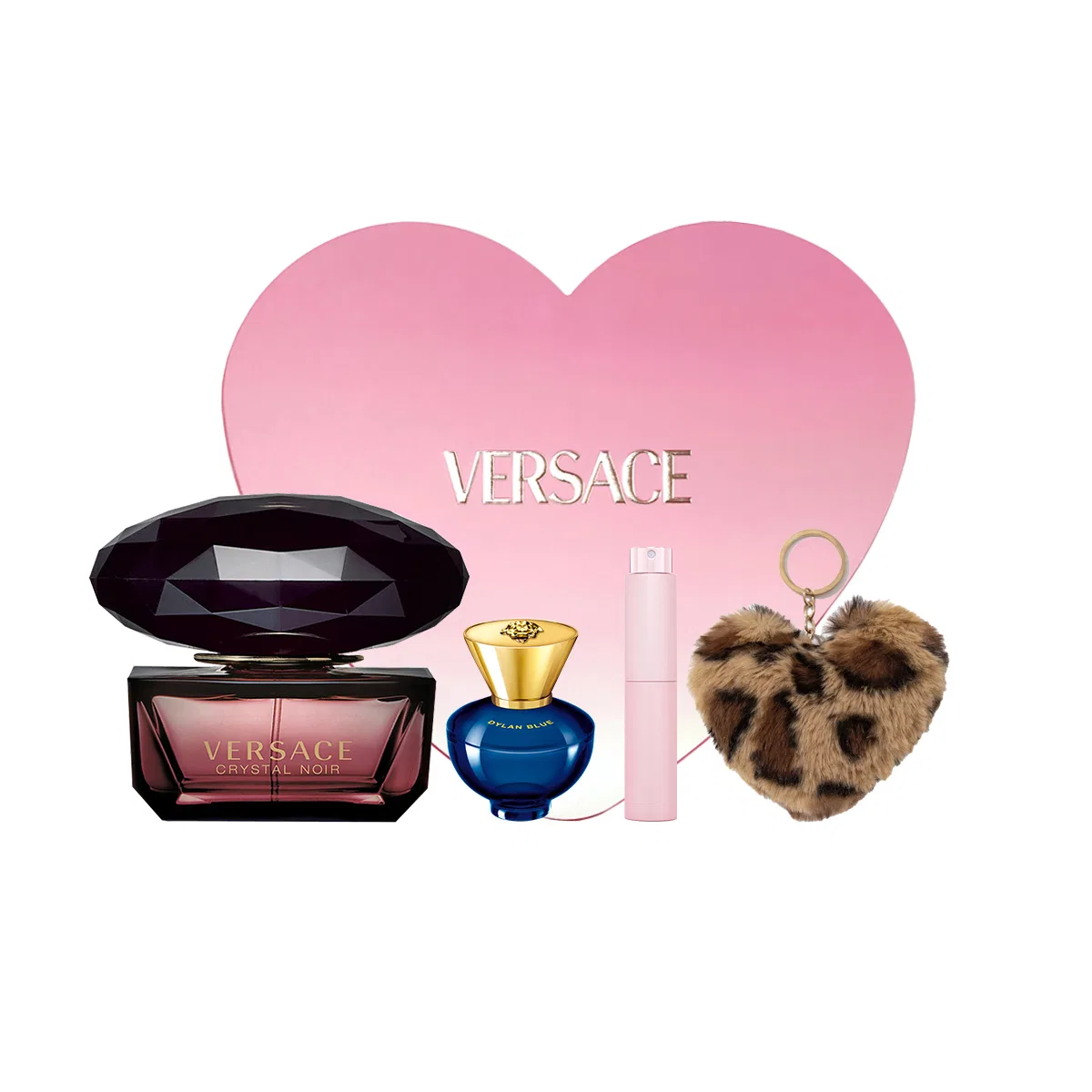 Женский парфюмерный набор VERSACE Night Sky Crystal, 50 мл, Черный