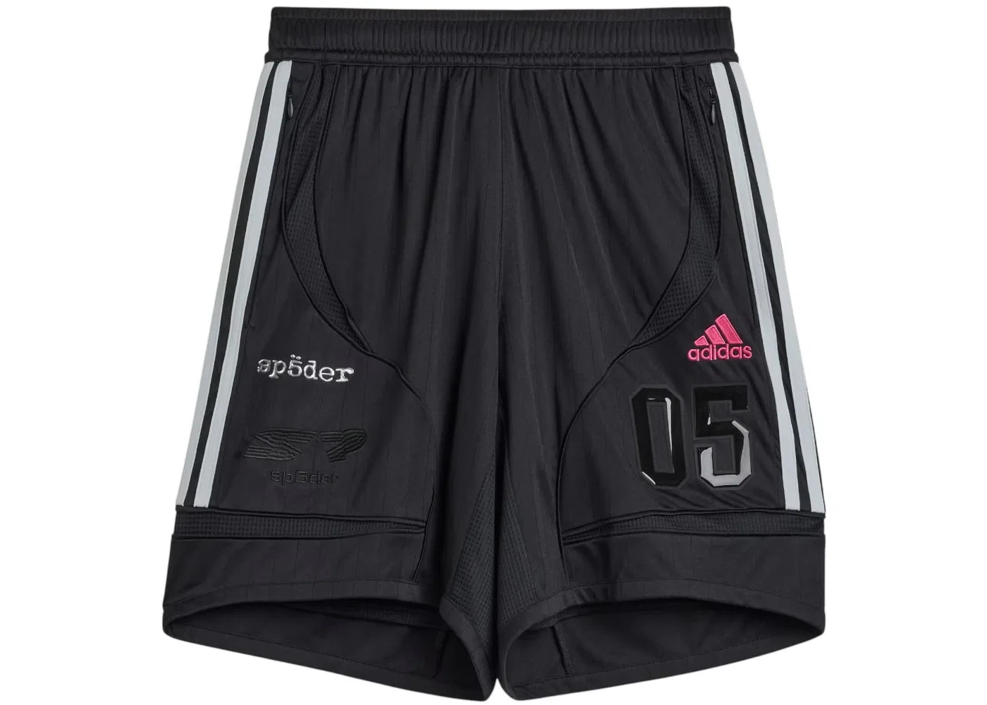 Мужские шорты с принтом Sp5der Adidas, Black