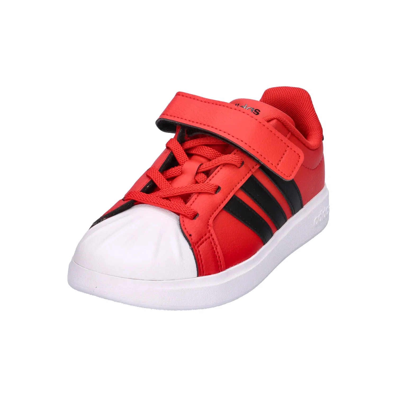 Детские кроссовки с липучками Streettalk EL C Adidas, Rot Schwarz Weiss — фото 4