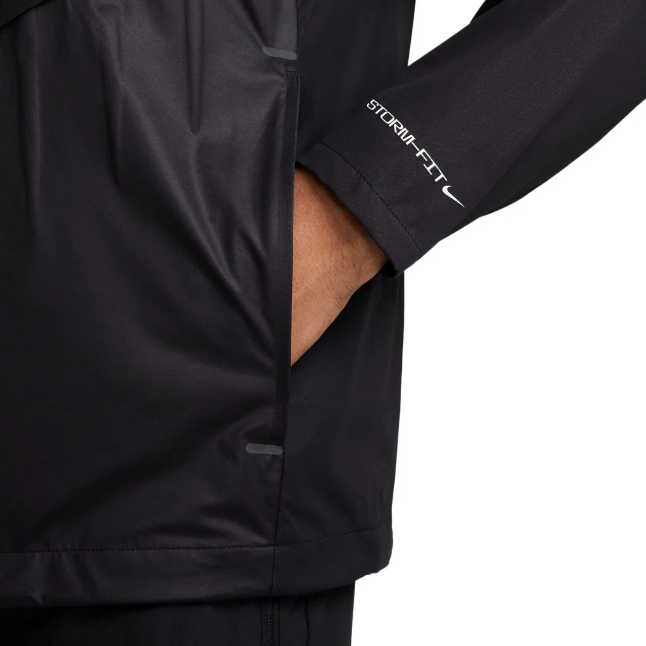Мужская ветровка StormFIT Aeroswift Nike, цвет Black/Summit White — фото 4
