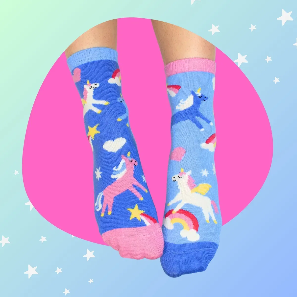 Детские носки с принтом Unicorn United Oddsocks, Multi — фото 3