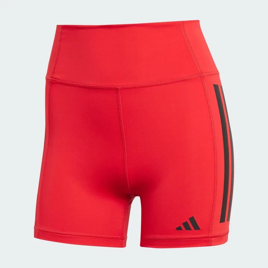 Спортивные леггинсы с высокой посадкой, модель Opt 3s 1/4, adidas, Красный — фото 4