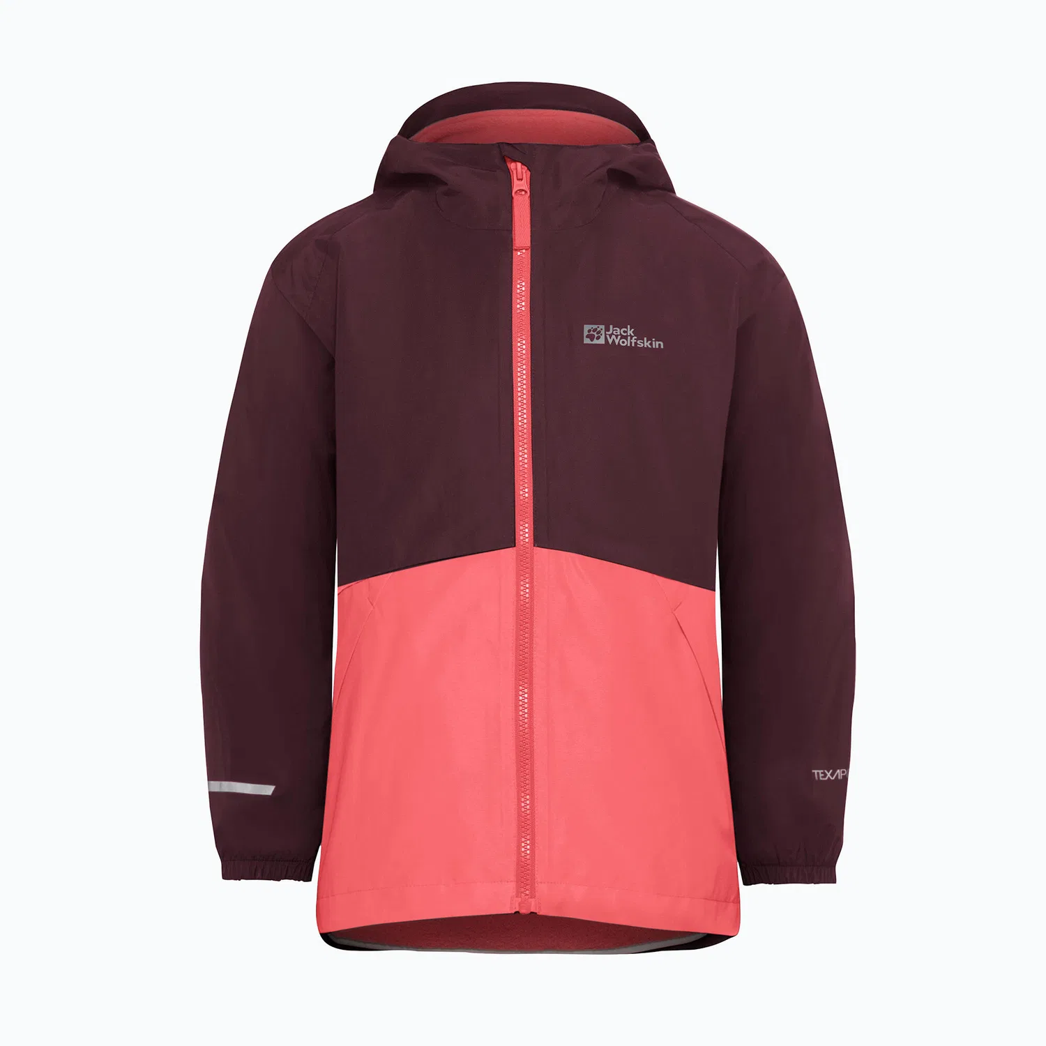 Детская трехслойная куртка Iceland Jack Wolfskin, Rosa