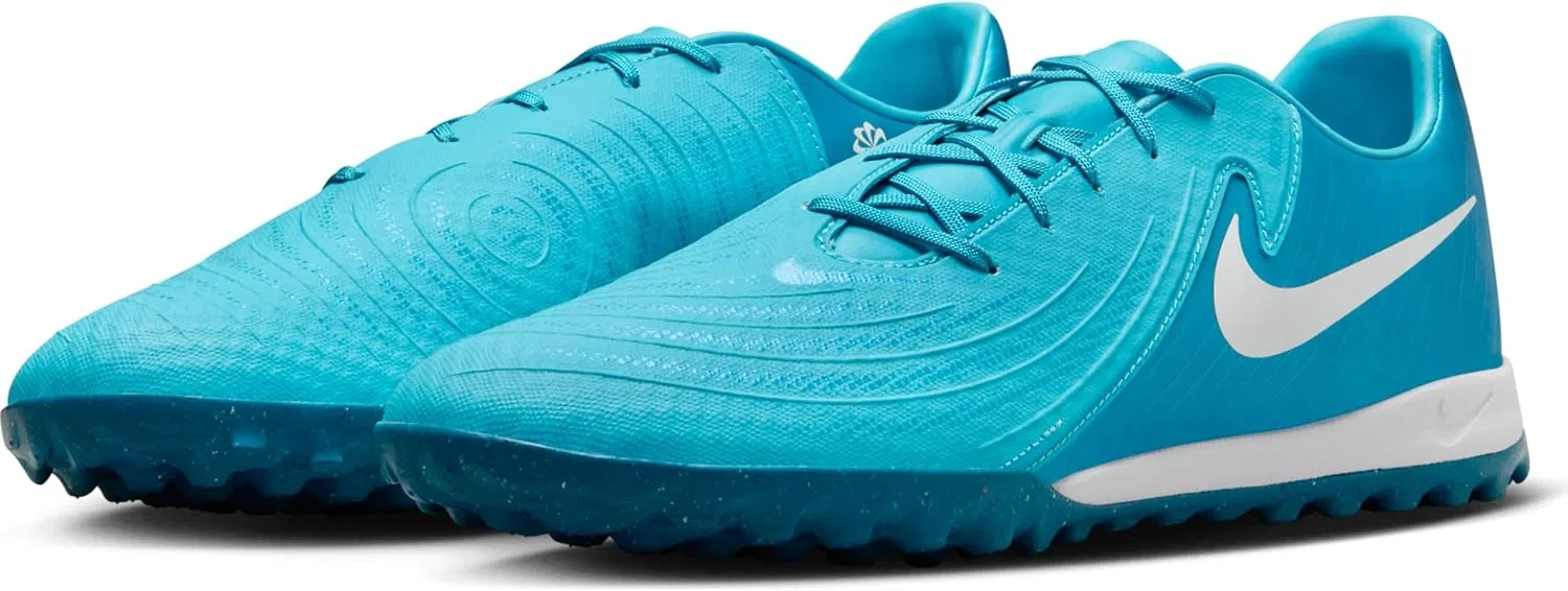 Футбольные бутсы Nike Phantom GX 2 Academy TF Low Top FJ2577, Blue Fury White — фото 2