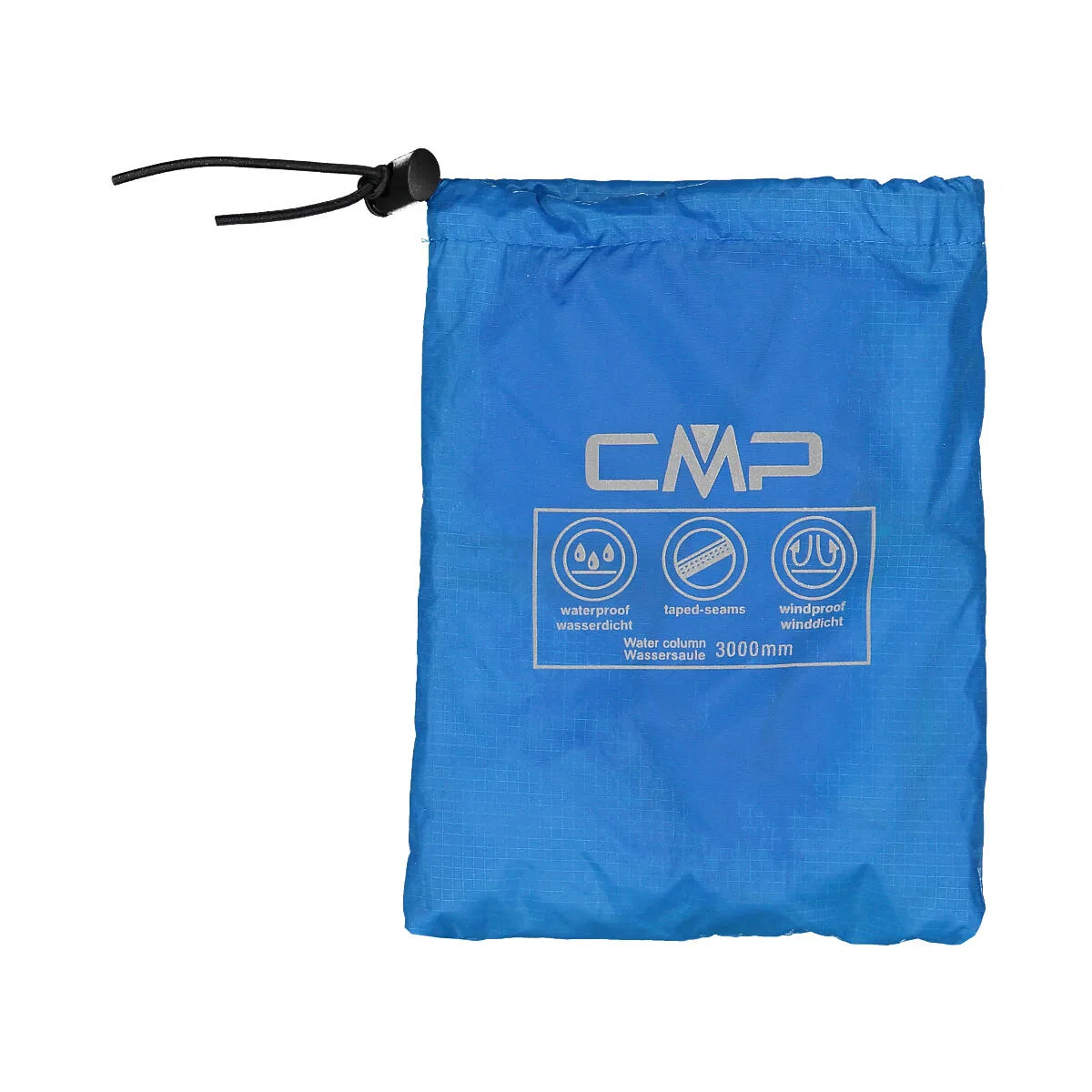 Детская непромокаемая куртка с капюшоном CMP, Blau Schwarz — фото 4