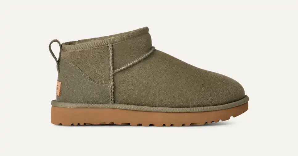 Сапоги зимние UGG Classic Ultra, зеленый