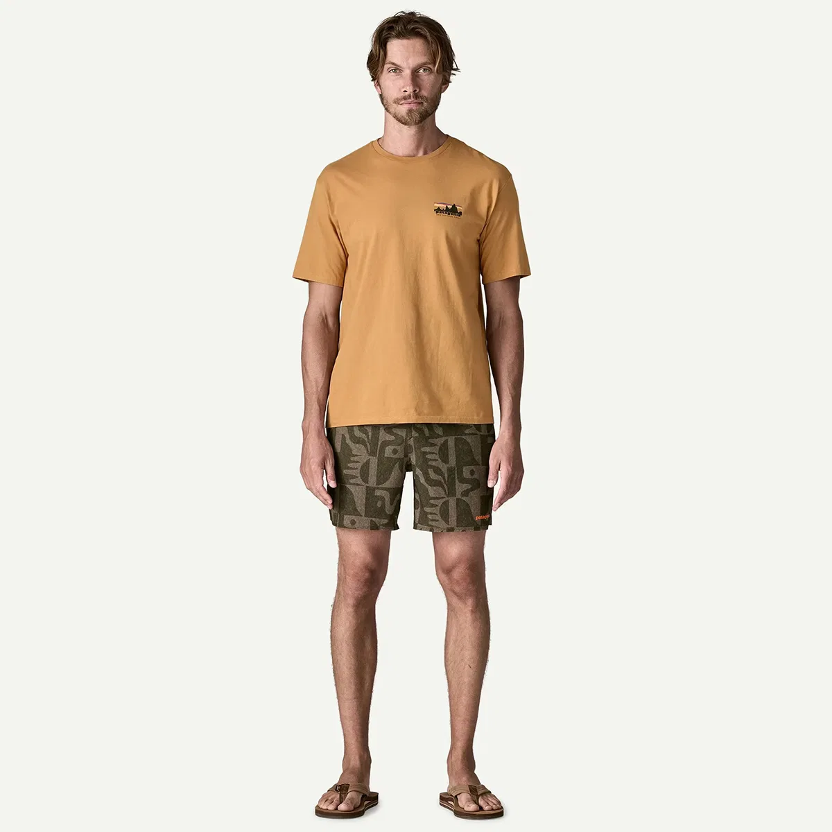 Мужские шорты с четырехсторонней растяжкой Hydropeak 16in Volley Short Patagonia, Mother Tree: Basin Green — фото 2
