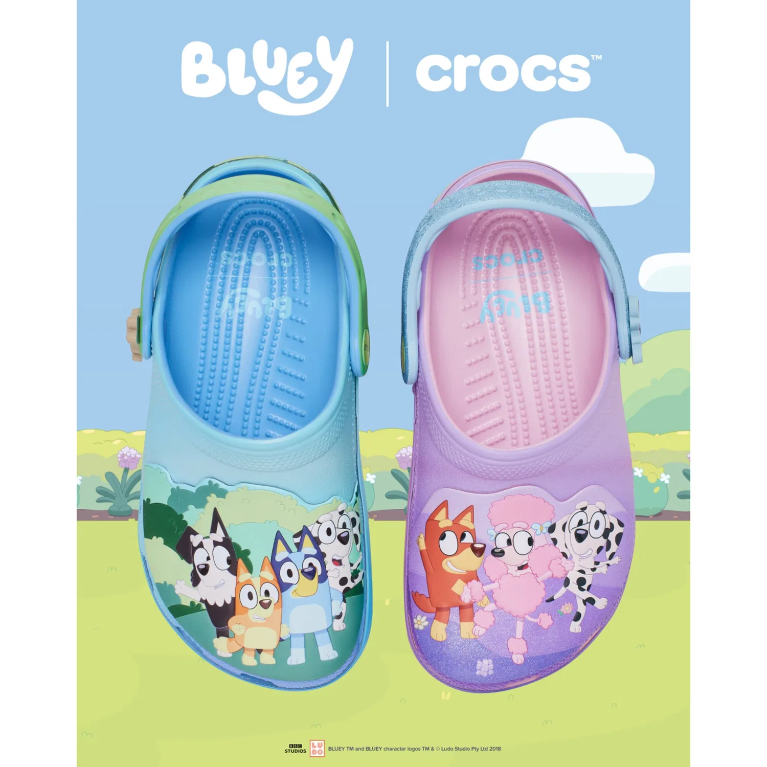 Детские сабо с фиксацией пятки Crocs, Multicolor — фото 3