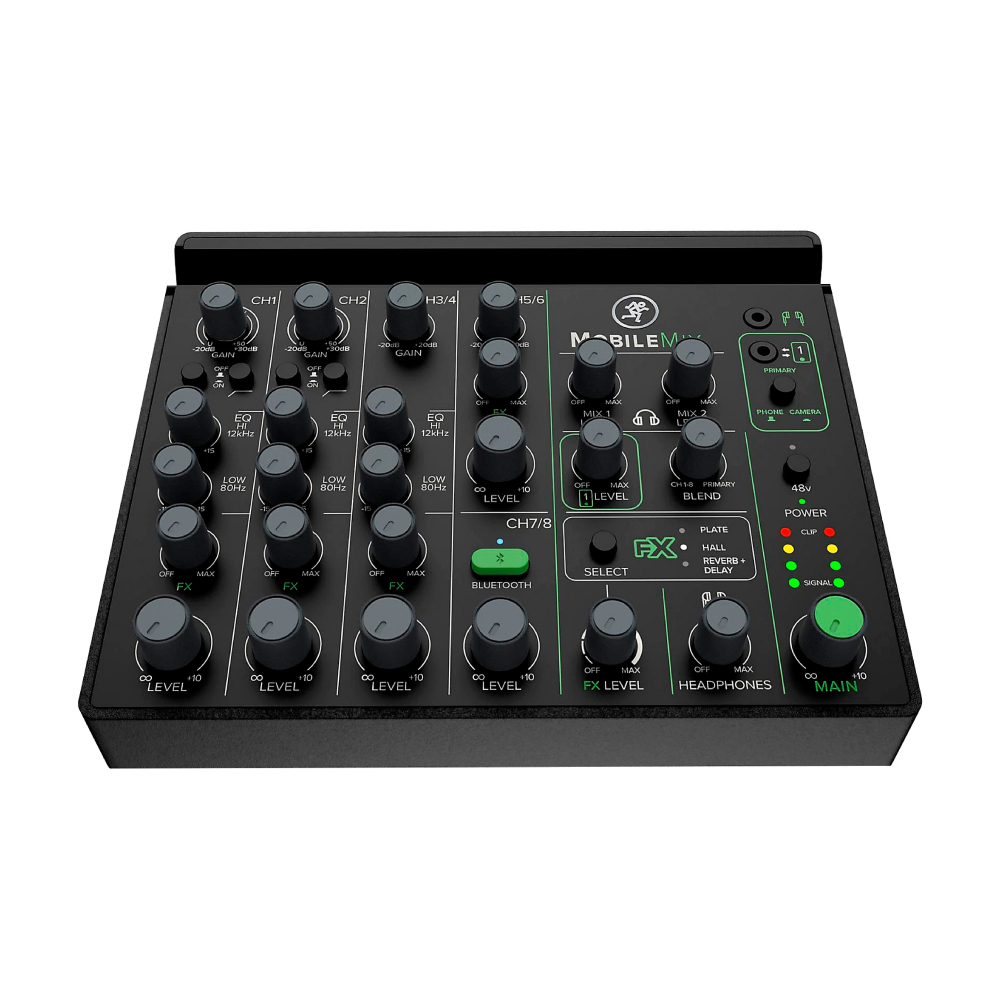 

Mackie MobileMix 8-канальный микшер с питанием от USB для производства A/V, живого звука и потоковой передачи