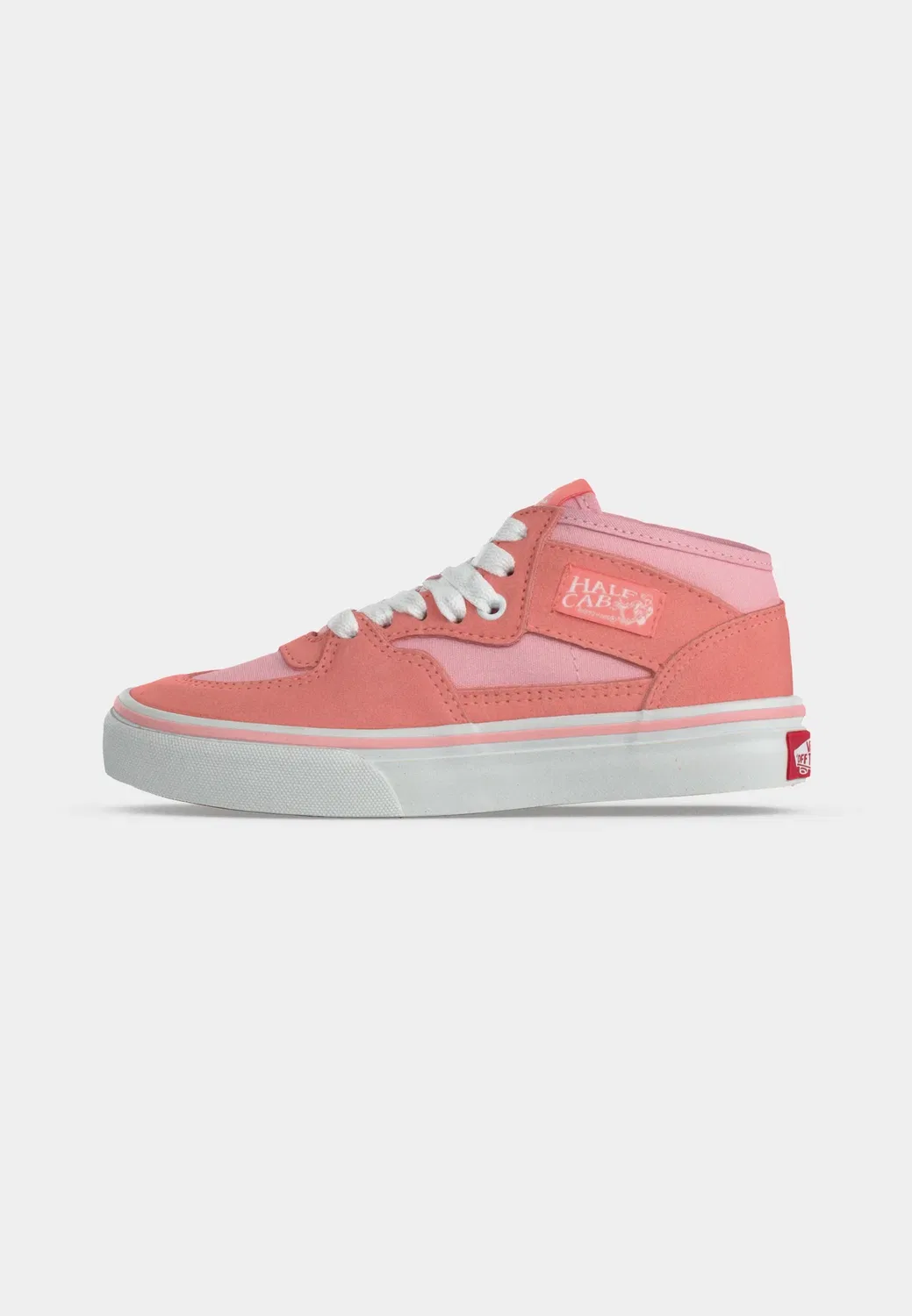 Полукэб декон унисекс - высокие кроссовки Vans, Pink — фото 2
