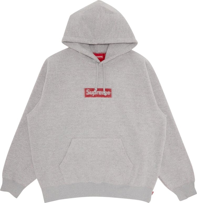 

Толстовка Supreme Inside Out Box Logo Hooded Sweatshirt 'Heather Grey', серый