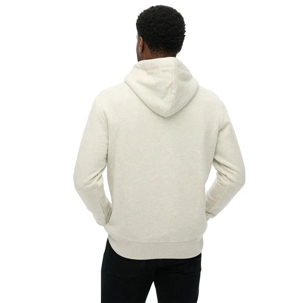 Худи классическое Essential Logo Superdry, бежевый — фото 2