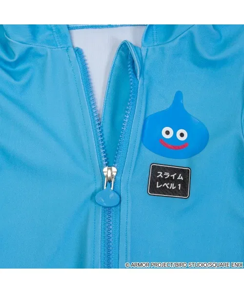 Детский купальник с капюшоном-слизню Dragon Quest Baby & Kids, Light Blue — фото 4