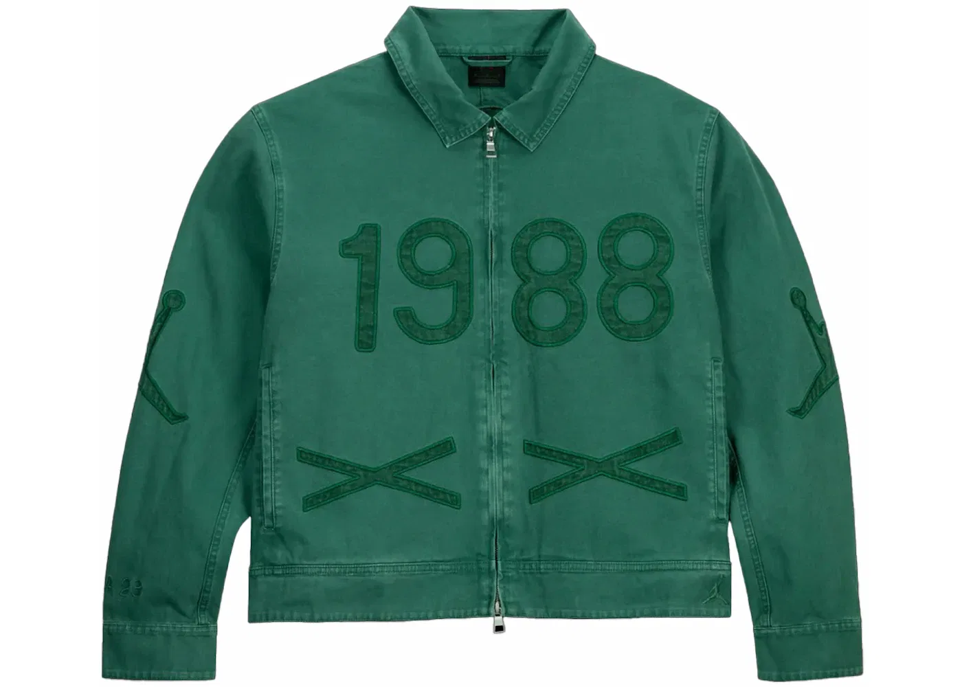 Унисекс куртка с принтом Jordan Nina Chanel Abney Jacket, Green Stone