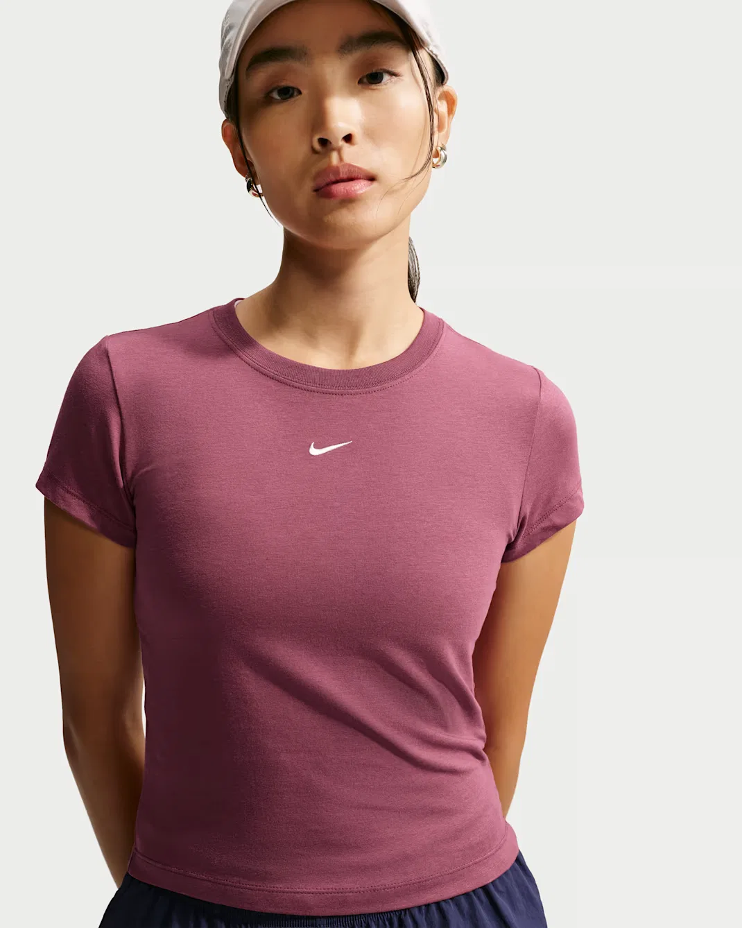 Женская футболка Nike Sportswear Chill Knit, Pink Smoke/Sail