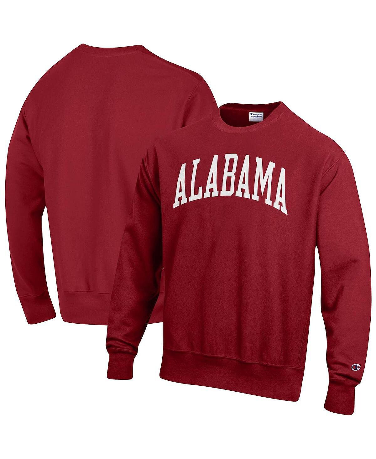 

Мужская толстовка с капюшоном crimson alabama crimson tide arch reverse weave Champion