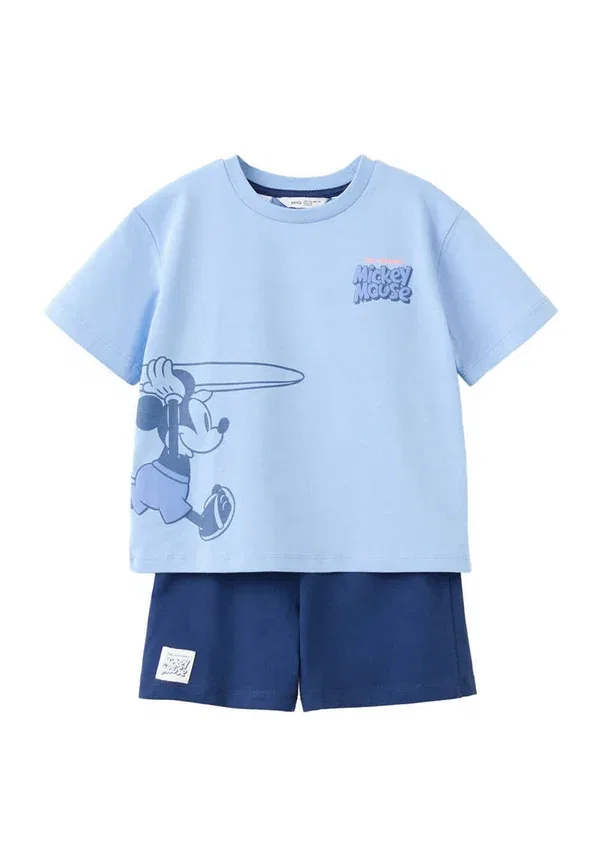 Пижамный комплект Mango Kids, синий