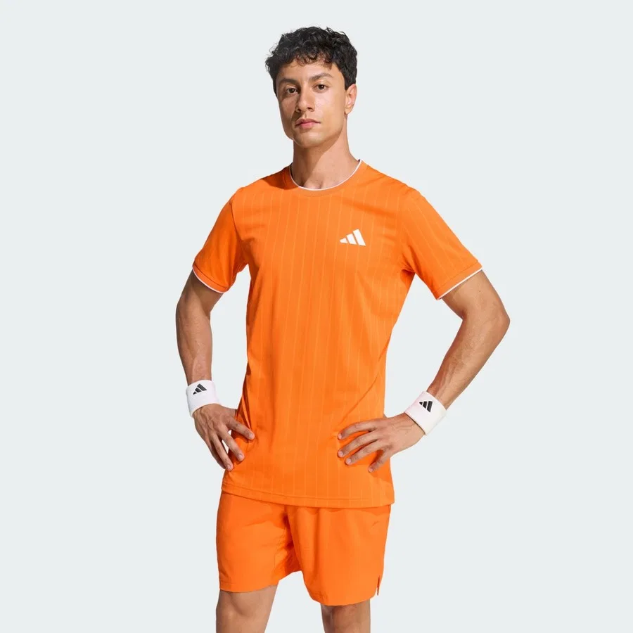Футболка с длинным рукавом Climacool+ Freelift Pro adidas, Оранжевый