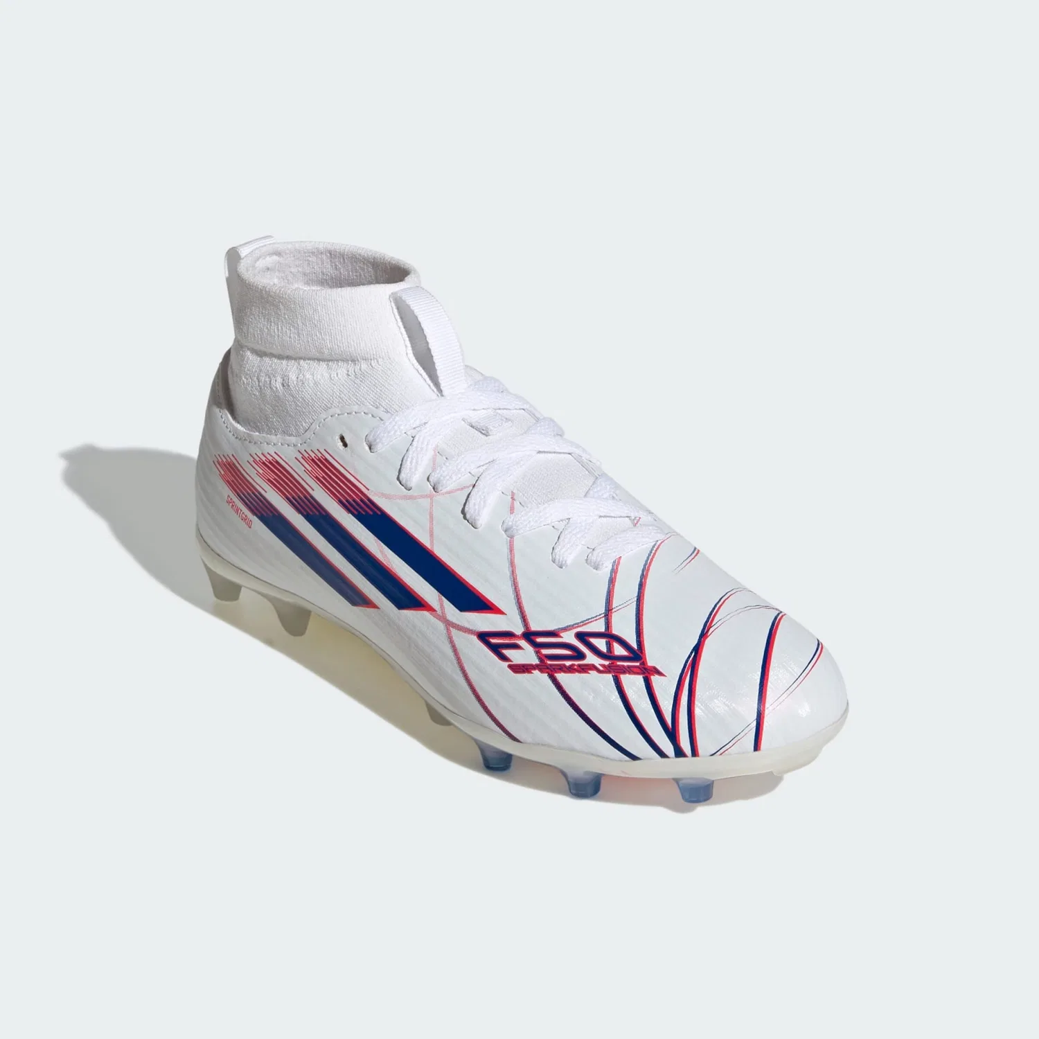 Спортивные кроссовки Adidas Performance F50 Sparkfusion League белого цвета — фото 4