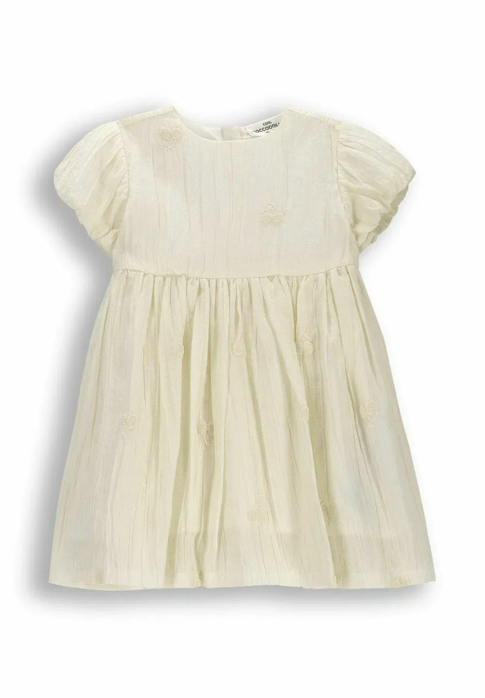 Sukienka tkaninowa (f-wc6128201fgn-003-068) - дневное платье Coccodrillo, Ecru