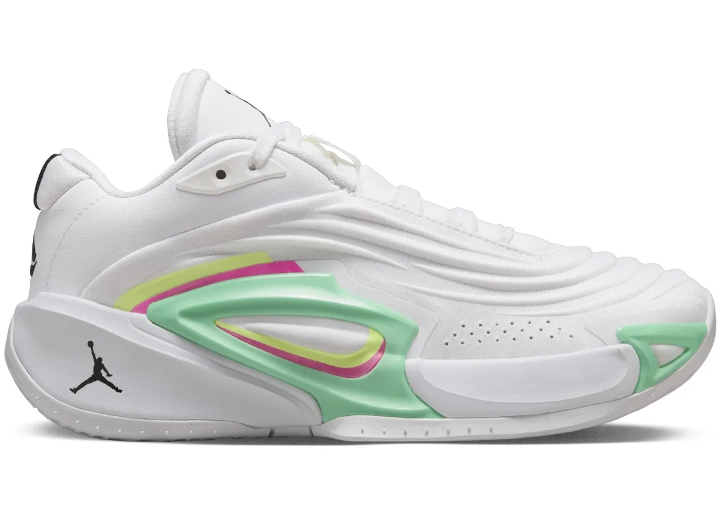 Детские кроссовки Lifestyle Jordan Luka 3 Photo Finish Jordan, White/Volt Glow/Green Glow/Black