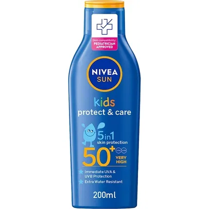 Солнцезащитный лосьон для детей SPF 50+ Nivea Sun Kids Protect and Care, 200 мл