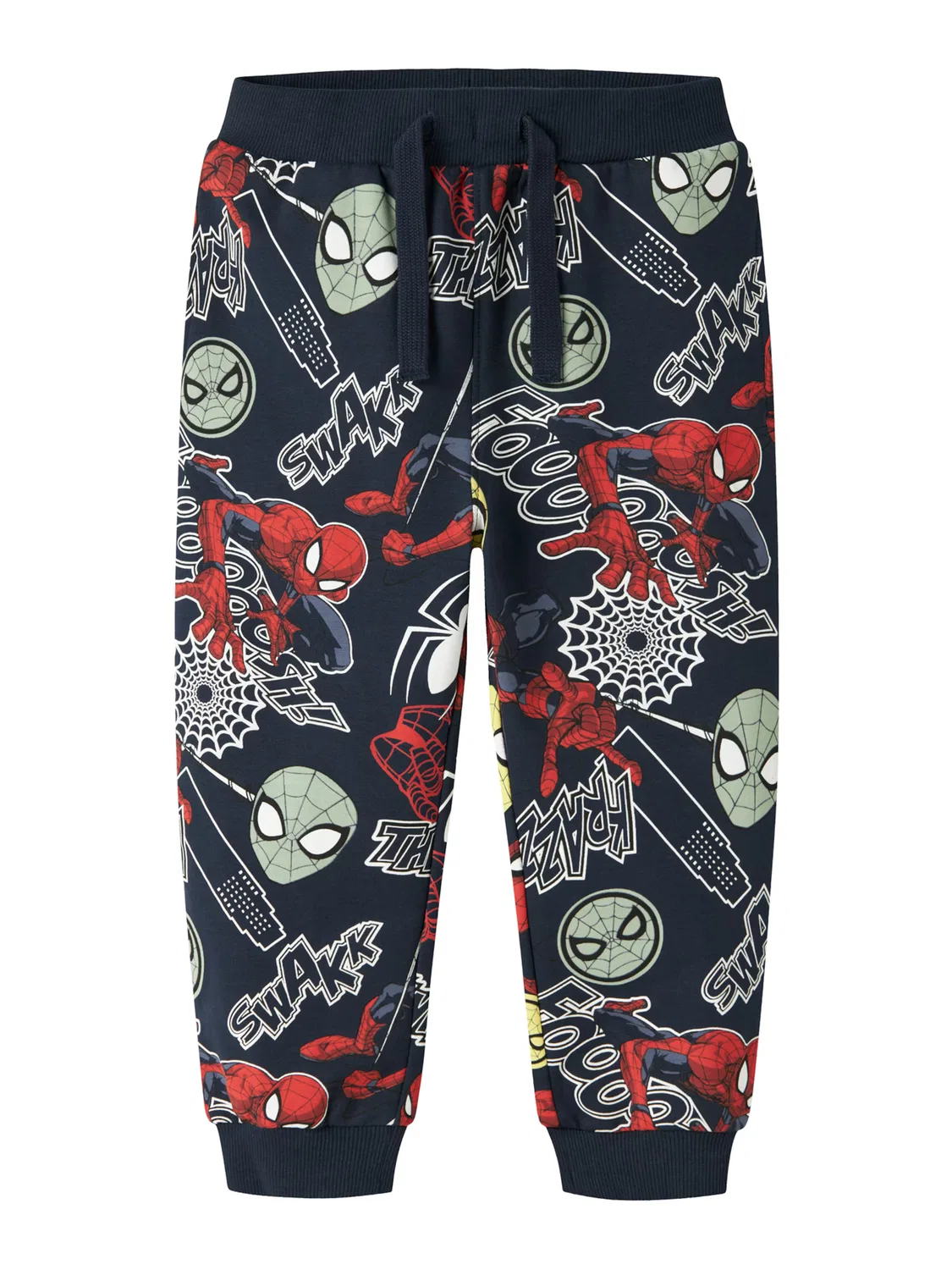 Зауженные брюки Name It NMMJACCO SPIDER темно-синего цвета