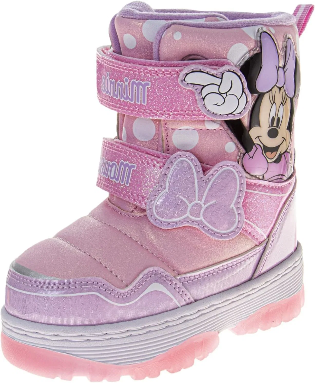 Детские сапоги для девочек с принтом Josmo Kids, Pink Purple