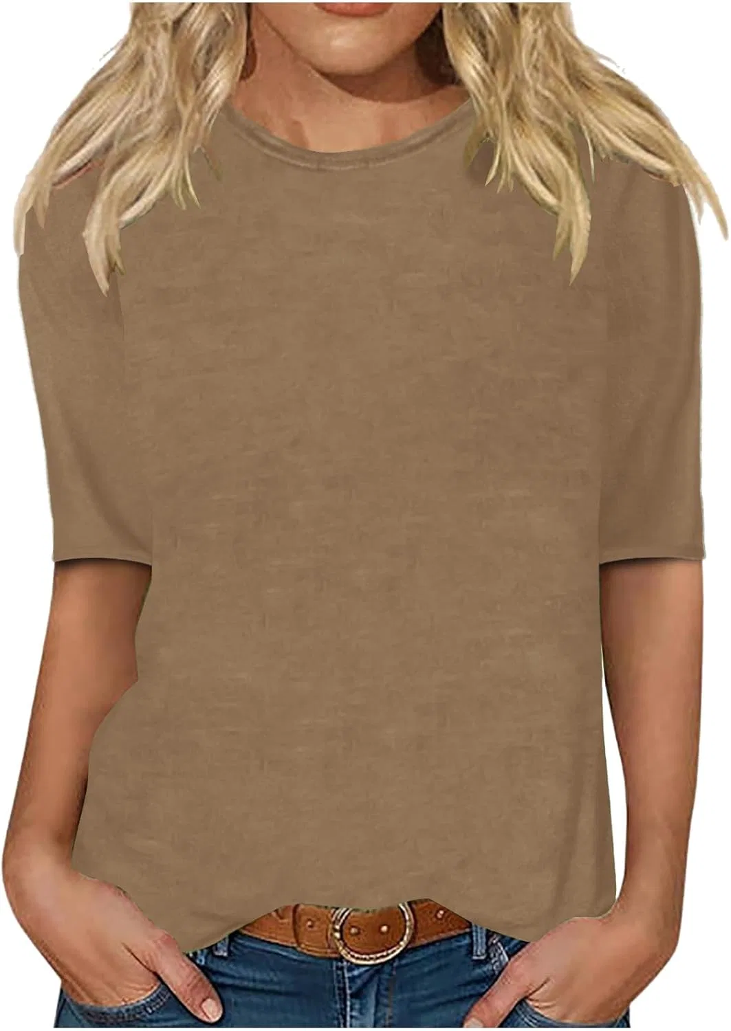 Женская футболка оверсайз Vintage Tees, Khaki