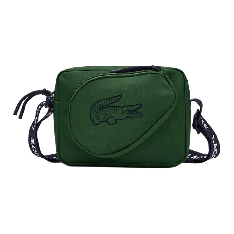 

LACOSTE Полиэстеровый кроссбоди унисекс зеленый, Green