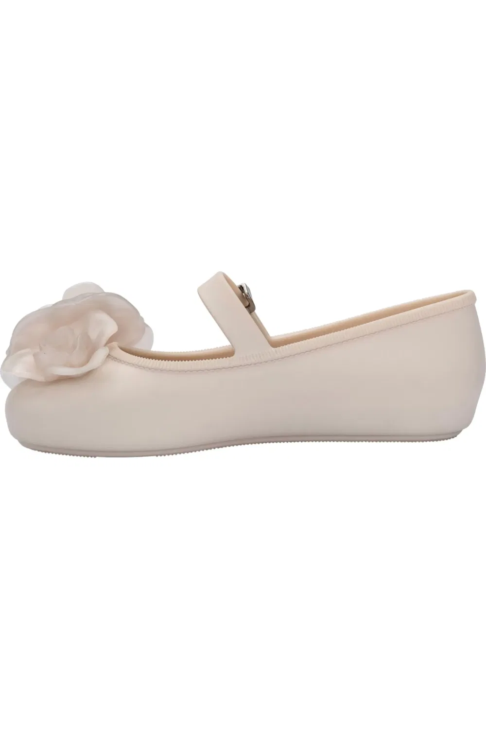 Детские балетки мэри-джейн с аппликацией Mini Melissa, бежевый — фото 2