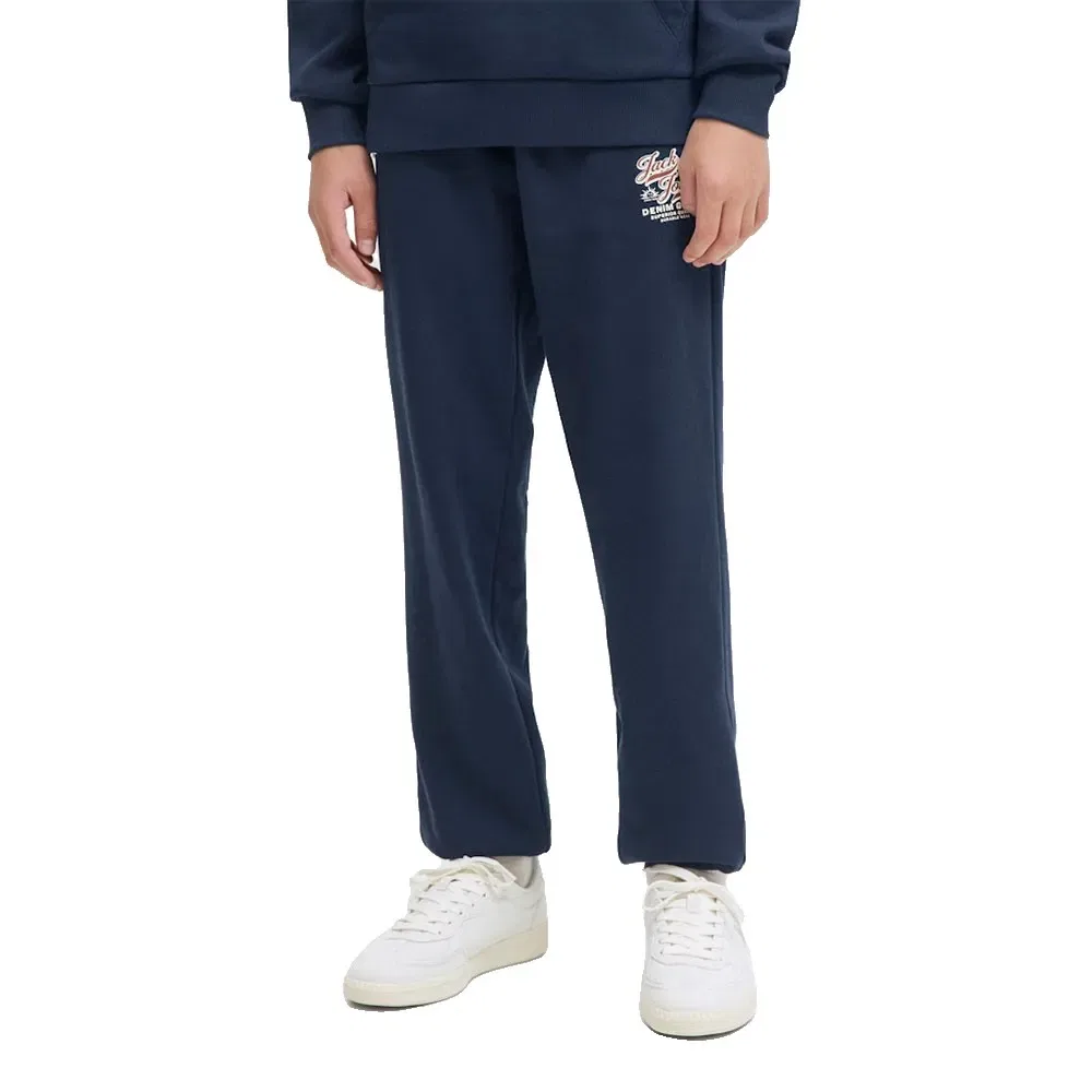 Детские спортивные штаны для мальчиков с утяжкой Elogo Junior Jack & jones, Blue
