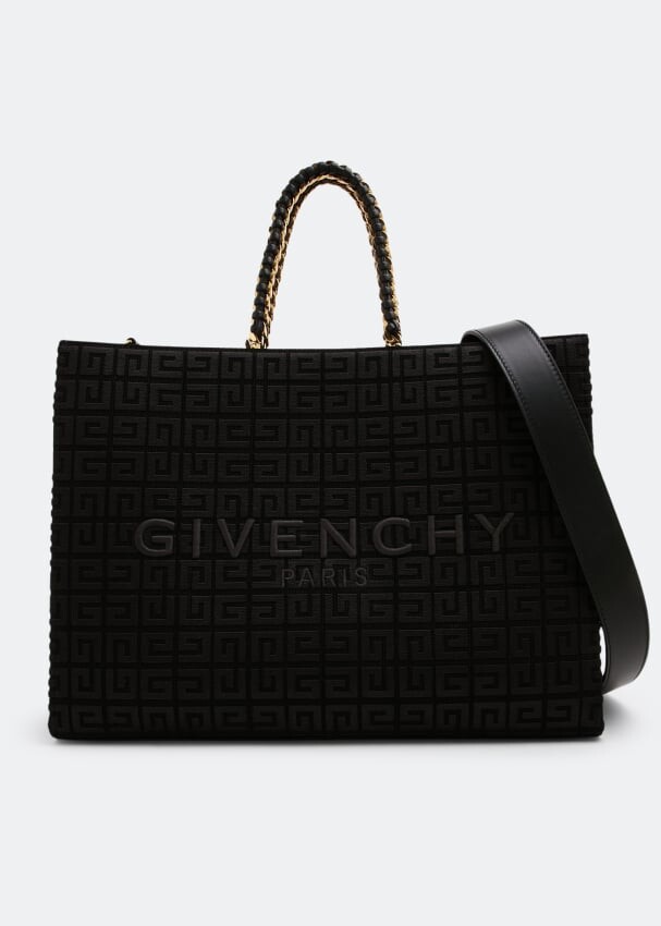 

Сумка-тоут GIVENCHY Medium G tote shopping bag, черный