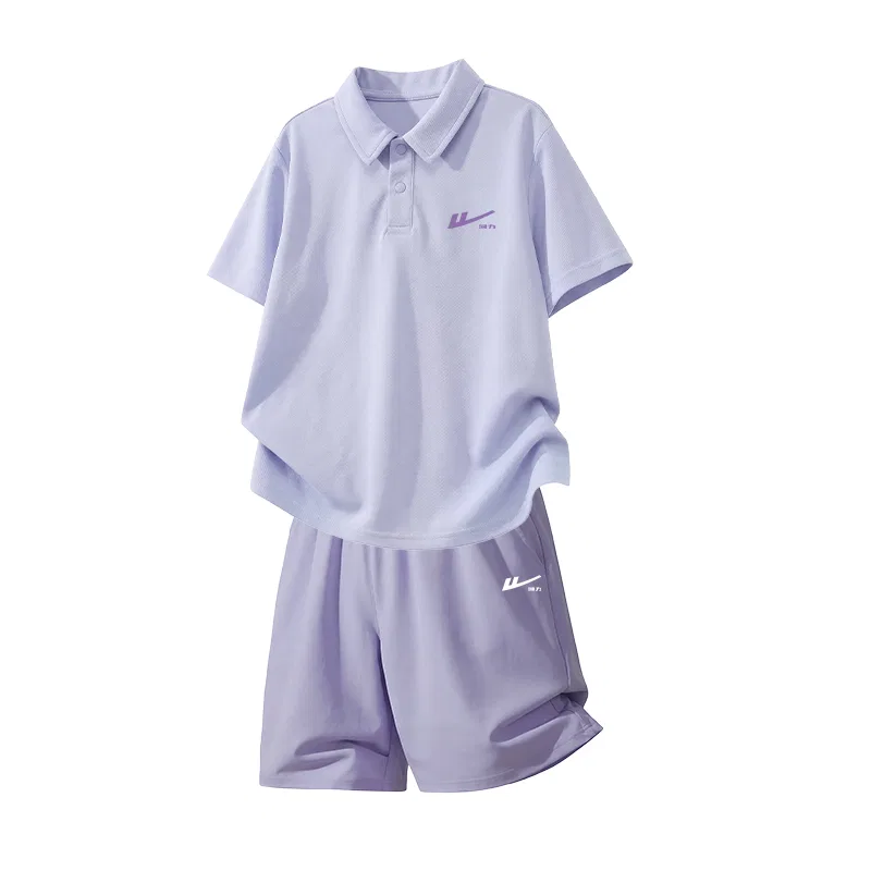 Детский спортивный костюм с воротником Light Purple/H Hook Purple K-Purple/H White Hook Small K WARRIOR
