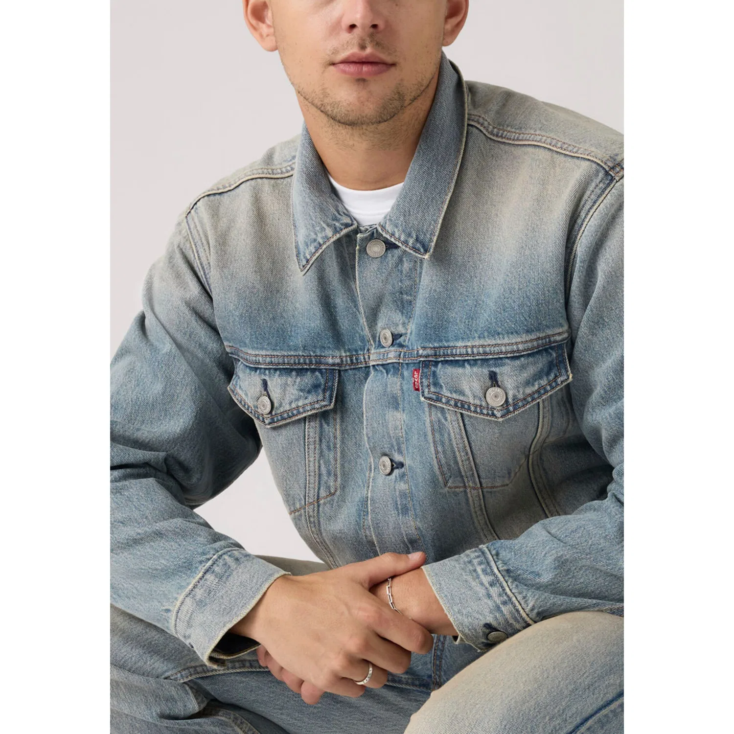 Мужская джинсовая куртка свободного кроя NEW RELAXED FIT TRUCK Levi's, Wherever You Are T — фото 3