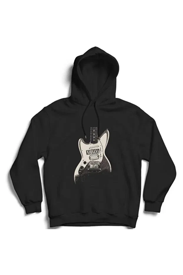 Детское худи для девочек с принтом Nirvana The Fame, Black
