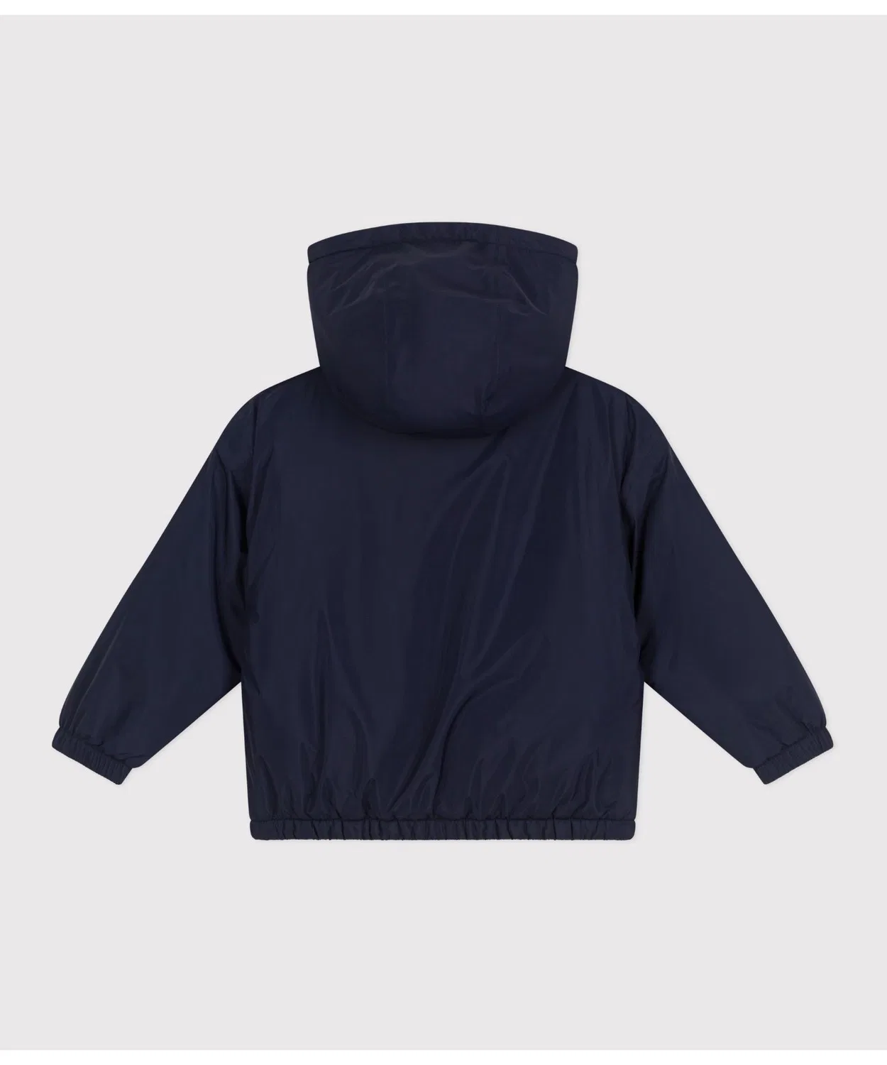 Детская ветровка с капюшоном, модель Windbreaker PETIT BATEAU, Navy — фото 3