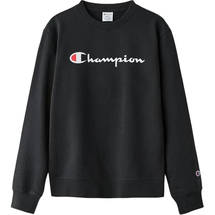 Детский свитшот с круглым вырезом утепленный Champion, Smoke Gray