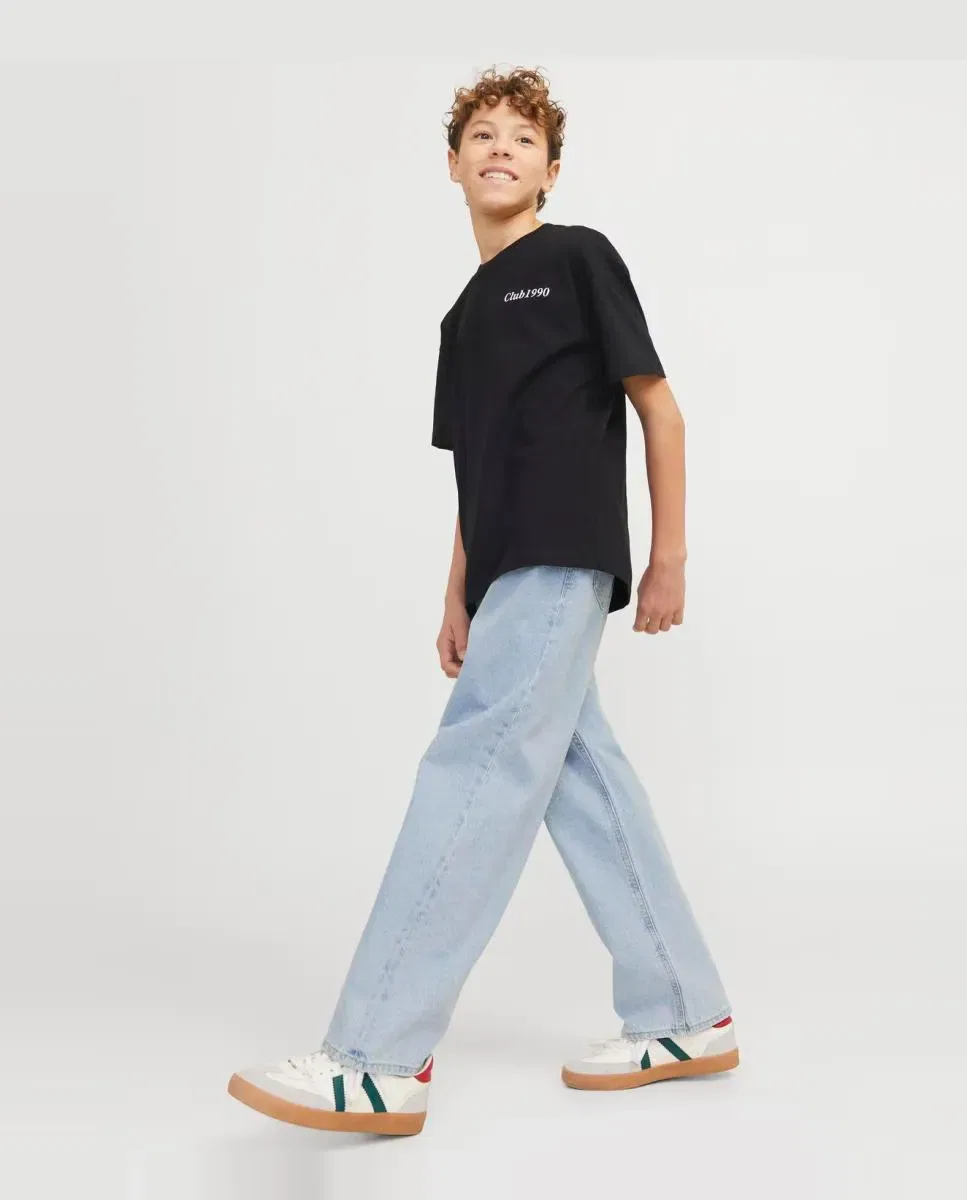 Детские джинсы для мальчиков baggy fit Jack & Jones, Azul Índigo — фото 2