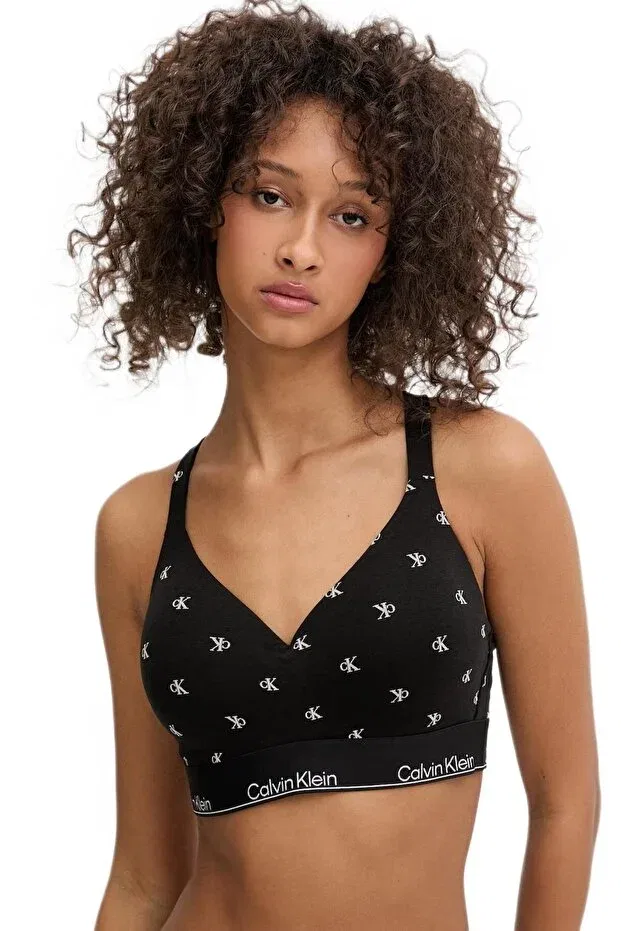 Женская бралетте с v-образным вырезом Calvin Klein, Printed
