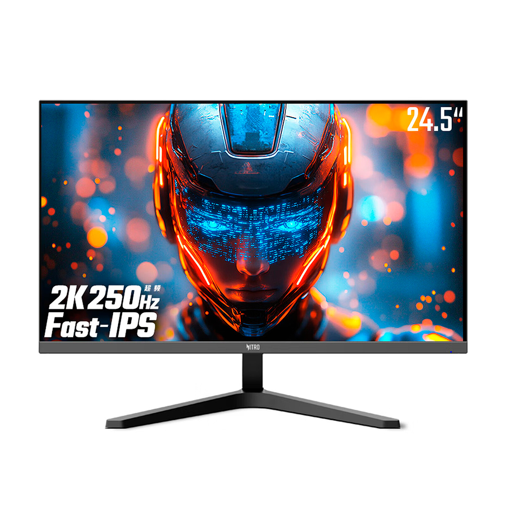 

Игровой монитор Acer Nitro MG251QU W5, 24.5", 2560×1440, 250 Гц, Fast IPS, чёрный